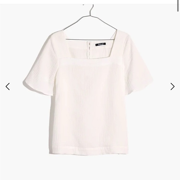 Madewell Lightspun Square Neck Top - Picture 5 of 7